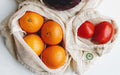 Organic Cotton Mesh Produce Bags — Reusable, Washable, 4 Sizes